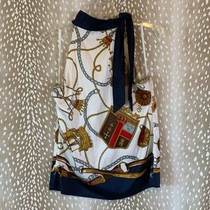 New York & Co Nautical Halter Top Size 10